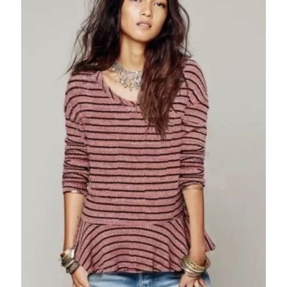 We The Free People Thermal Shirt Size XS Auntie Em